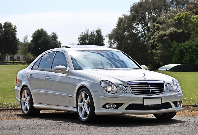 image of our E550 wedding car