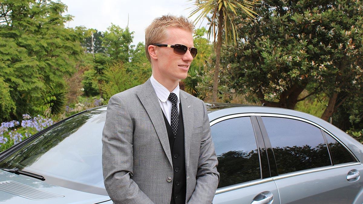 your auckland chauffeur driver, Matt Reid